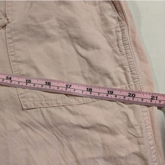 🩷 GAP Linen-Cotton Blend High Rise Utility Joggers, S - Picture 11 of 14